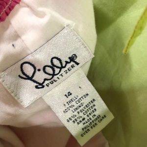 Lilly Pulitzer Dresses - Lilly Pulitzer flamingo palm tree dress size 14 Lilly Pulitzer Dresses - Lilly Pulitzer flamingo palm tree dress size 14